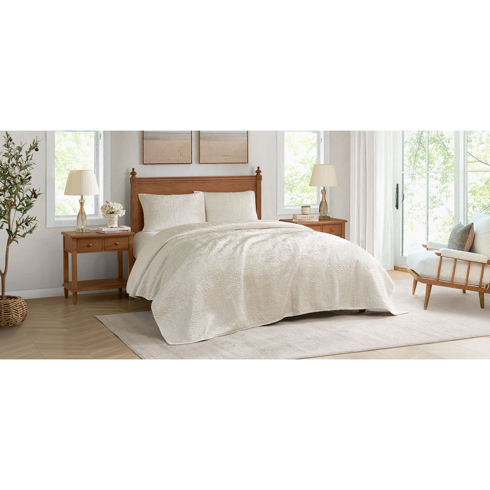 Sayra Quilt Set, Beige