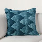 Scala Pillow, Sea Glass Blue-Accessories-High Fashion Home