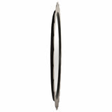 Scallop Border Mirror, Black