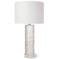 Scalloped Capiz Table Lamp