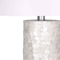 Scalloped Capiz Table Lamp