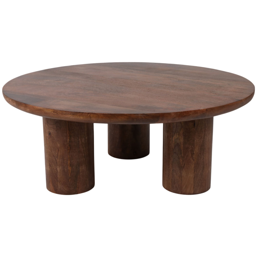 Scandinavian Coffee Table, Brown-Furniture - Accent Tables-High Fashion Home