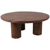 Scandinavian Coffee Table, Brown-Furniture - Accent Tables-High Fashion Home