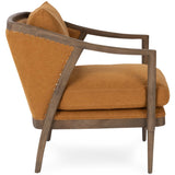 Scarlett Chair, Burnt Orange-Furniture - Chairs-High Fashion Home