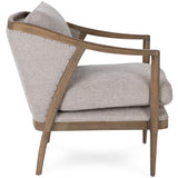 Scarlett Chair, Heather Gray-Furniture - Chairs-High Fashion Home