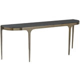 Scarlett Console Table, Antique Champagne-Furniture - Accent Tables-High Fashion Home
