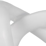 Sculptured Knot, White-Accessories-High Fashion Home