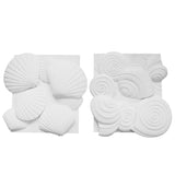 Sea Shell Wall Decor, White