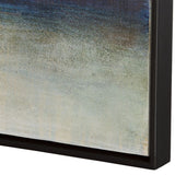 Seafaring Dusk Hand Painted Canvas, Black