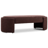 Sebba Accent Bench, Laughlin Plum by Four Hands-Furniture - Benches-High Fashion Home