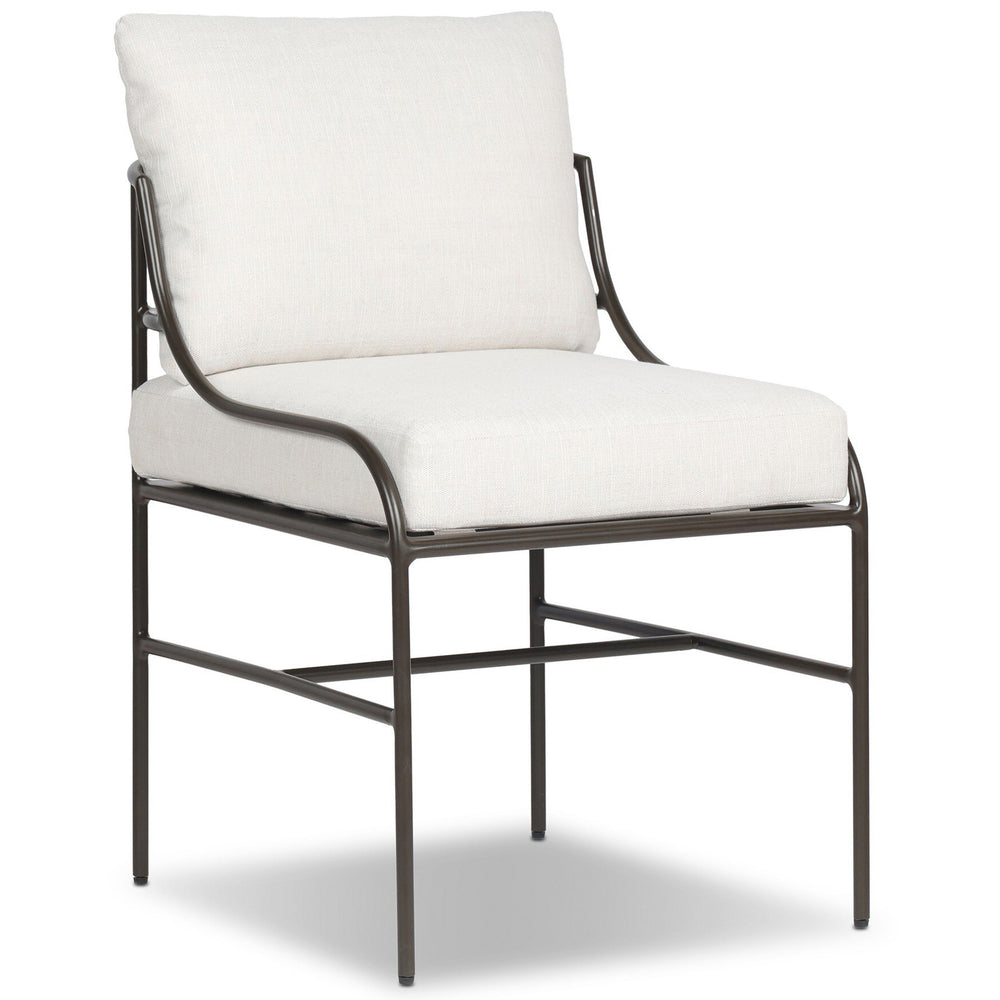 Segovia Outdoor Dining Chair, Vergo Cream, Set of 2