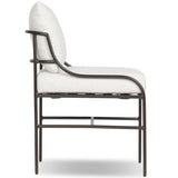 Segovia Outdoor Dining Chair, Vergo Cream, Set of 2