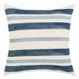 Seiano Pillow, Ivory/Blue