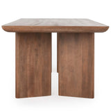 Selena Rectangular Dining Table, Hickory Brown-Furniture - Dining-High Fashion Home