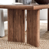 Selena Rectangular Dining Table, Hickory Brown-Furniture - Dining-High Fashion Home