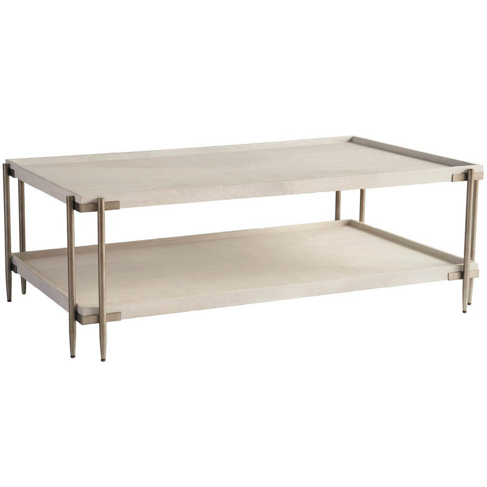 Selkie Cocktail Table, White Oak-Furniture - Accent Tables-High Fashion Home