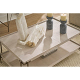 Selkie Cocktail Table, White Oak-Furniture - Accent Tables-High Fashion Home
