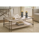 Selkie Cocktail Table, White Oak-Furniture - Accent Tables-High Fashion Home