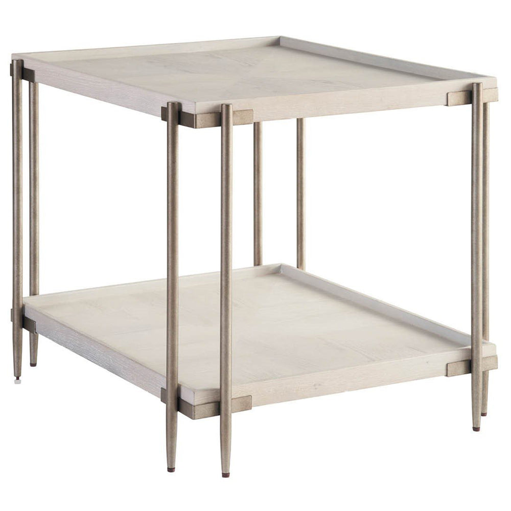 Selkie End Table, White Oak-Furniture - Accent Tables-High Fashion Home