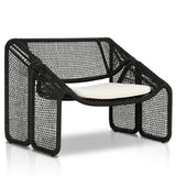 Selma Outdoor Chair, Black Hyacinth-Furniture - Chairs-High Fashion Home