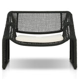 Selma Outdoor Chair, Black Hyacinth-Furniture - Chairs-High Fashion Home