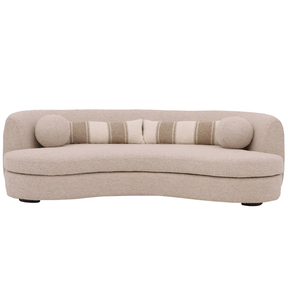 Sennon Curved Sofa, Moody Mineral-Furniture - Sofas-High Fashion Home