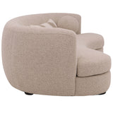 Sennon Curved Sofa, Moody Mineral-Furniture - Sofas-High Fashion Home