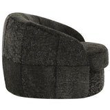 Sennon Swivel Chair, Natural Espresso-Furniture - Chairs-High Fashion Home