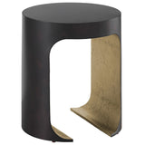 Senora Side Table, Blackened Bronze-Furniture - Accent Tables-High Fashion Home