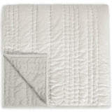 Seville Quilt, Oyster Gray-Accessories-High Fashion Home