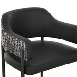 Sezanne 2-Tone Dining Chair, Black, Set of 2-Furniture - Chairs-High Fashion Home
