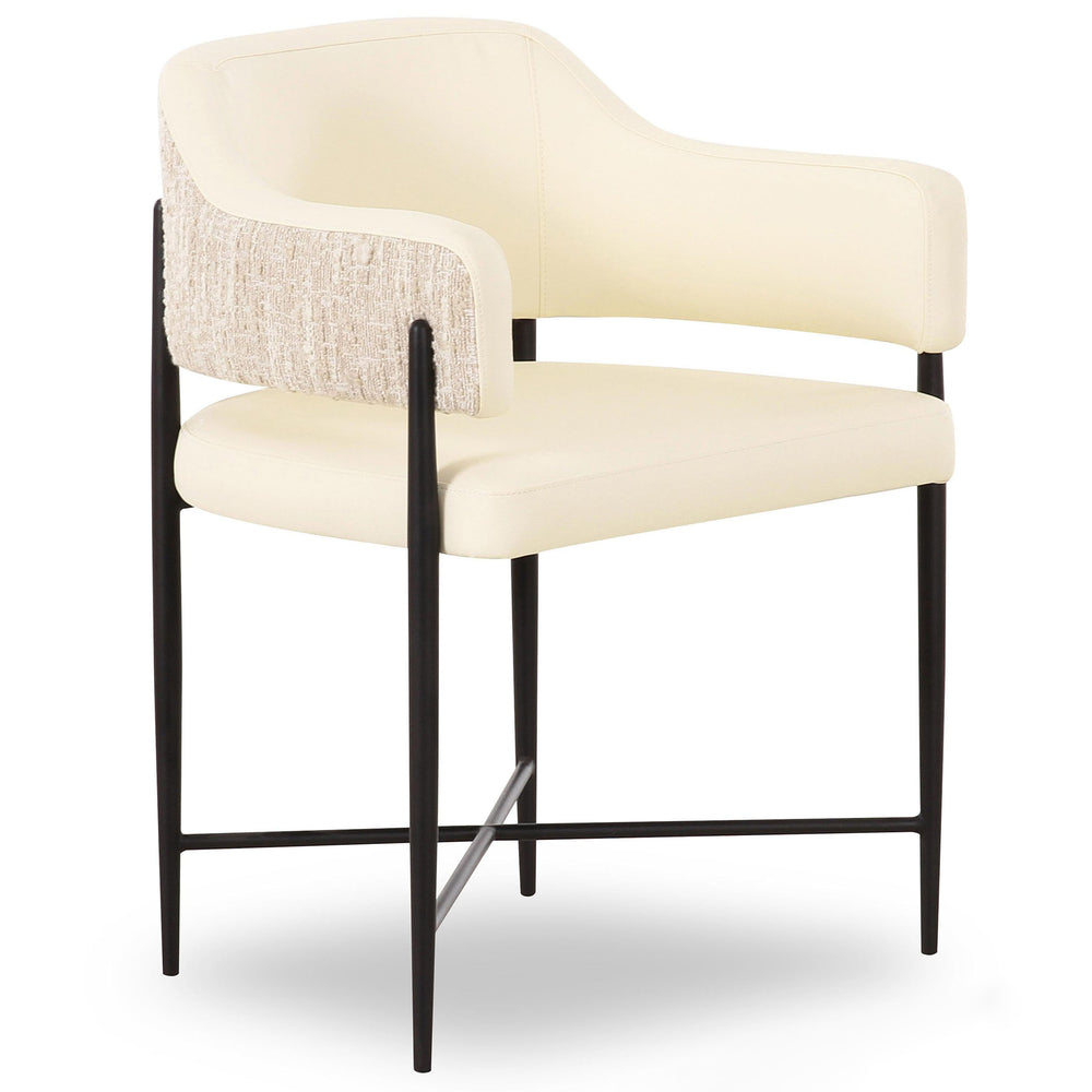 Sezanne 2-Tone Dining Chair, Cream, Set of 2-Furniture - Chairs-High Fashion Home