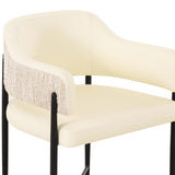 Sezanne 2-Tone Dining Chair, Cream, Set of 2-Furniture - Chairs-High Fashion Home