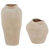 Shadow Play Vases, Buff, Set of 2