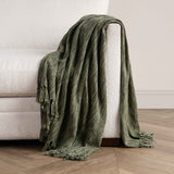 Sharma Throw, Cedar Green