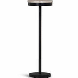 Shay Marble Drink Table, Black