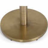Shay Marble Pub Table, Antique Brass