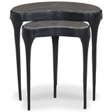 Shayla Nesting End Table, Warm Grey by Four Hands-Furniture - Accent Tables-High Fashion Home