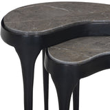 Shayla Nesting End Table, Warm Grey by Four Hands-Furniture - Accent Tables-High Fashion Home