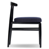 Shaza Dining Chair, Sutton Navy, Set of 2 by Four Hands-Furniture - Dining-High Fashion Home