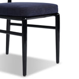 Shaza Dining Chair, Sutton Navy, Set of 2 by Four Hands-Furniture - Dining-High Fashion Home