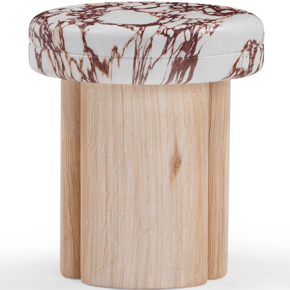 Sheila Side Table, Breccia Capreia