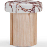 Sheila Side Table, Breccia Capreia