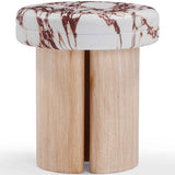Sheila Side Table, Breccia Capreia