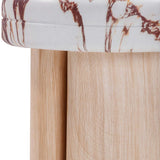 Sheila Side Table, Breccia Capreia