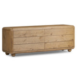 Sheldon 6 Drawer Dresser, Worn Oak by Four Hands-Furniture - Storage-High Fashion Home