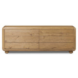 Sheldon 6 Drawer Dresser, Worn Oak by Four Hands-Furniture - Storage-High Fashion Home