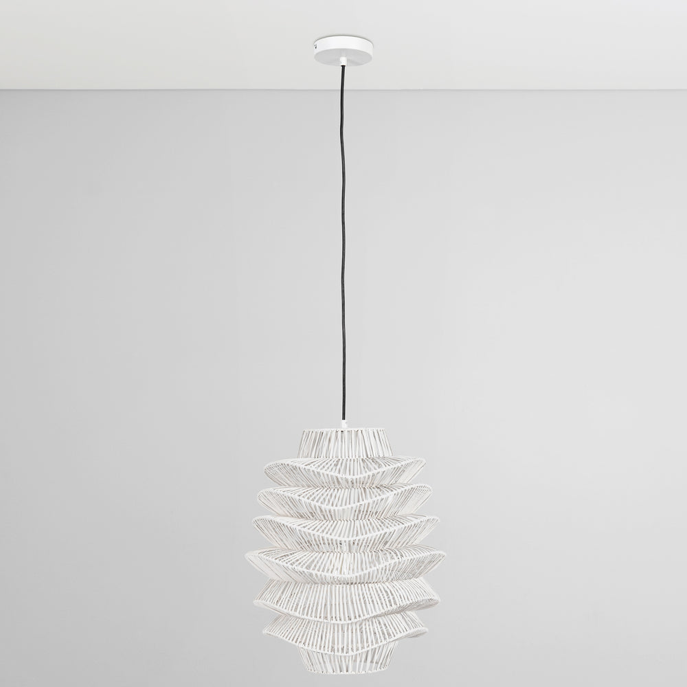 Shelly Pendant, White-Lighting-High Fashion Home