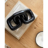 Sherman 3 Link Sculpture, Black-Accessories-High Fashion Home