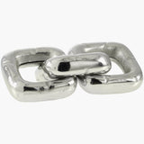 Sherman 3 Link Sculpture, Polished Nickel-Accessories-High Fashion Home